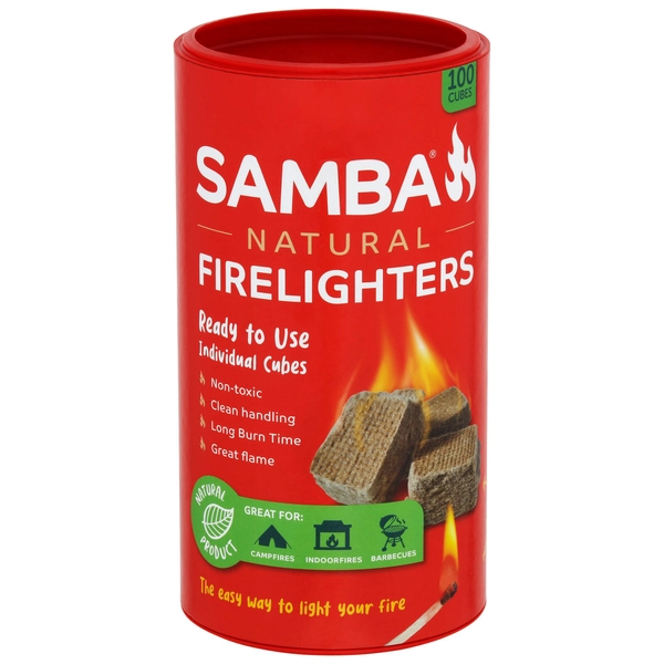 Samba Natural Firelighters - 100 Pack