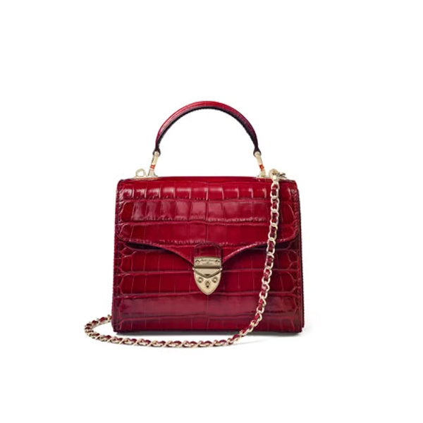 Midi Mayfair® in Deep Shine Cherry Ombre Croc