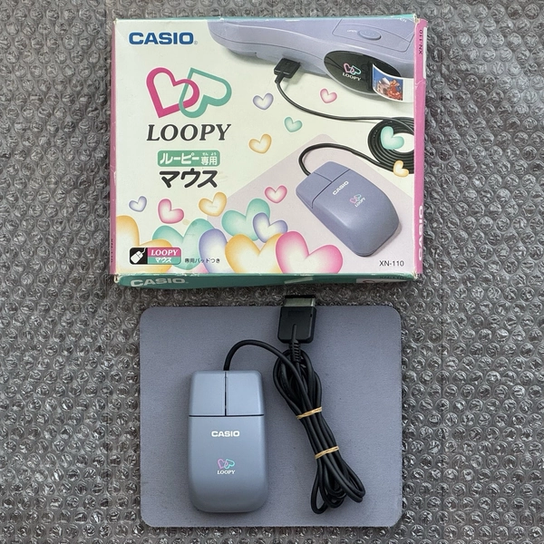Casio Loopy Official Mouse Controller + Pad In Box XN-110 Tested JPN | US SELLER