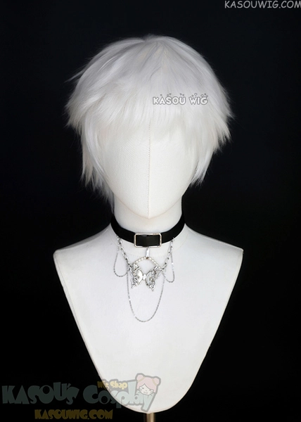 The Summer Hikaru Died Hikaru snow white short spiky wig