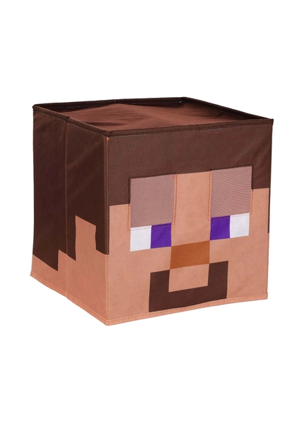 Adult Minecraft Steve Block Head