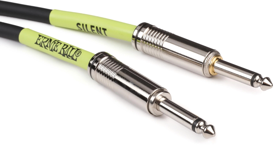 Ernie Ball Silent Instrument Cable - Black, 10 feet