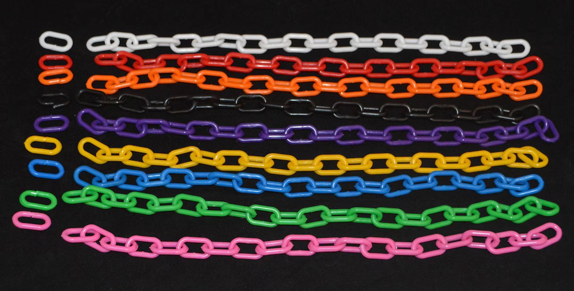 Plastic 6mm Chain - Black 28”