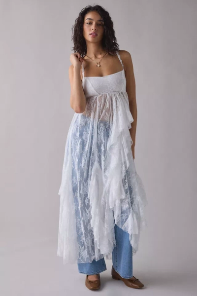 Kimchi Blue One Way & Another Sheer Lace Layering Maxi Dress