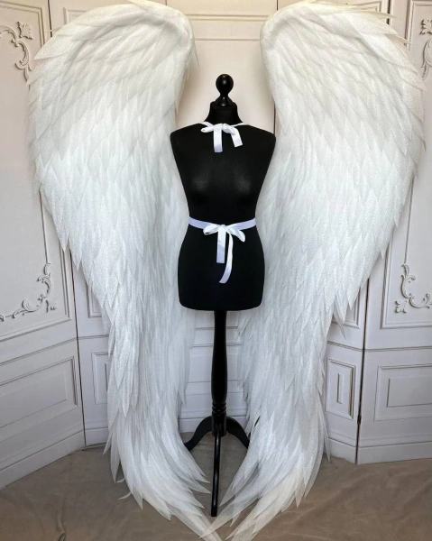 Giant White Angel Wings: Cosplay, Photoshoot, Stage Prop
