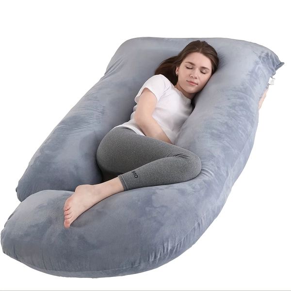 Almohada de cuerpo completo de 60 pulgadas, almohada de maternidad, almohada de cuerpo completo de maternidad con funda de almohada, almohada de cuerpo completo con espalda, pierna. (135X75X60) - AliExpress 15
