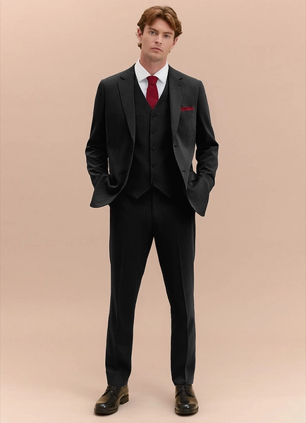 WILLIAM BLACK COMFORT BLEND 3-PIECE SUIT - Suit Sets