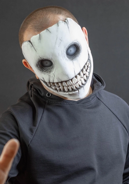 Smile Mask: Halloween Cosplay, Handmade Hard Plastic