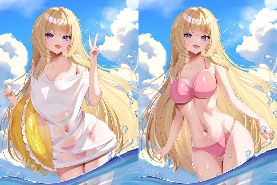 [YCH] Summer YCH 3 by NovaYStudio (@NovaYStudio)