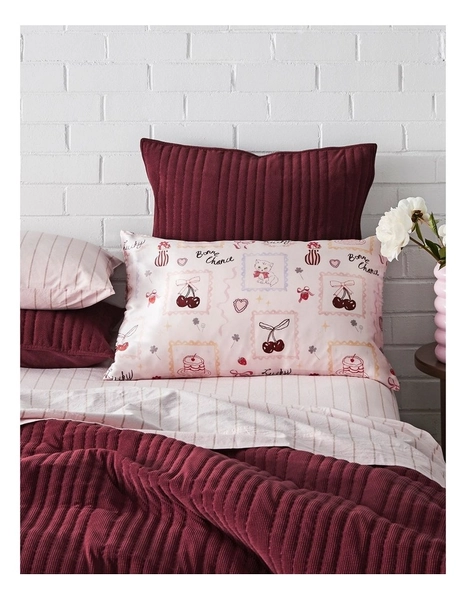 Silk Front Pillowcase in Bonne Chance