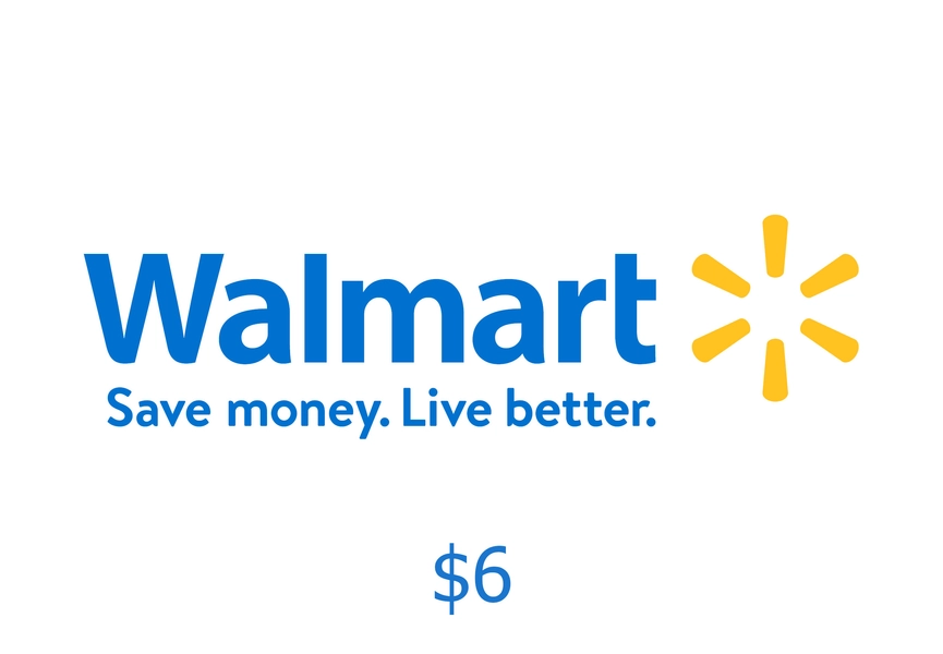 Walmart $6 Gift Card US