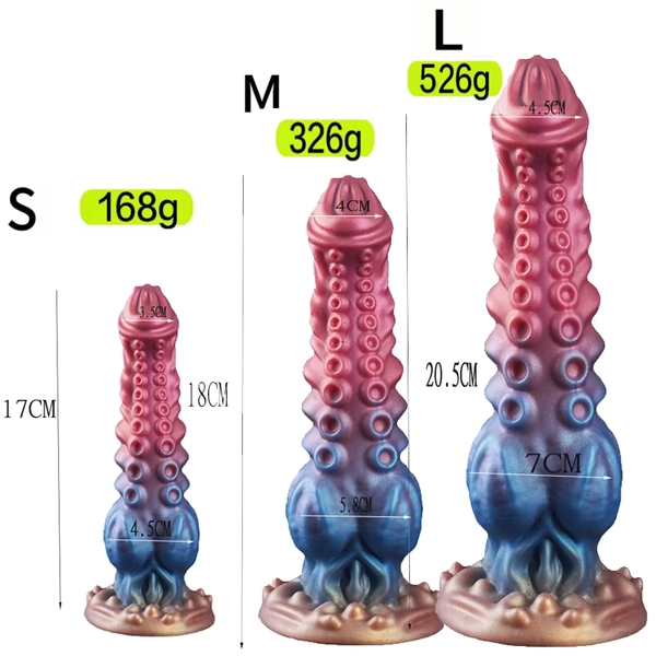 S/M/L Tentacle Anl Dldo Thick Silicone Monster Dldo Huge Pens Fake Dck Alien Dldo With Suction Cup Sx Toys For Women Men - AliExpress 