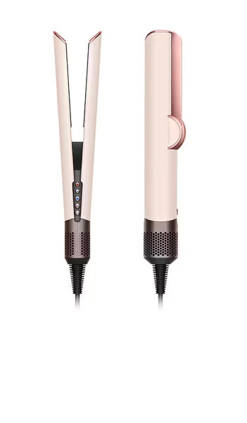Dyson Airstrait Straightener in Ceramic Pink & Rose Gold.