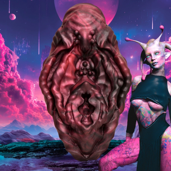 Xeno Pussy Vulva Silicone Grinder - Creature Cocks