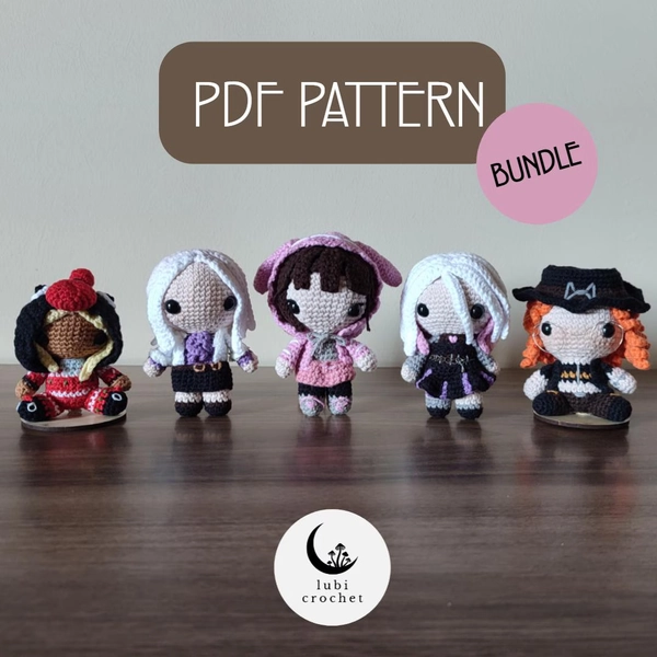 Little Fighters Amigurumi Crochet PDF PATTERN - Etsy