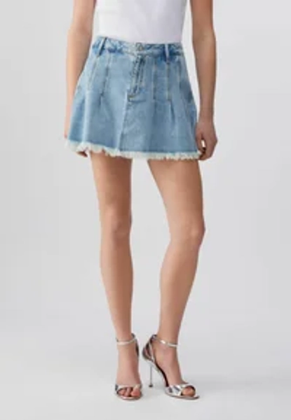 Liu Jo - MINI - A-line skirt - light blue denim