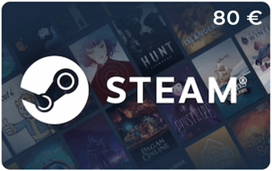 Steam Presentkort €80