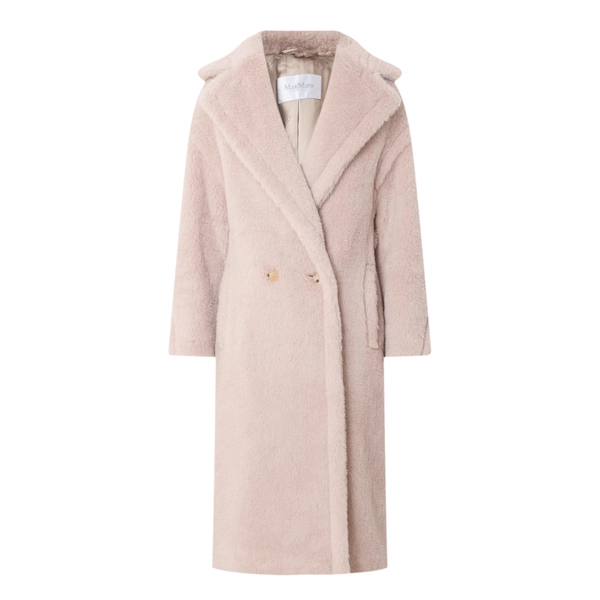 MAX MARA Tedgirl Double-Breasted Coat - Beige