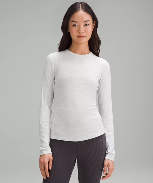 Hold Tight Long-Sleeve Shirt - Heathered Core Ultra Light Grey - 10