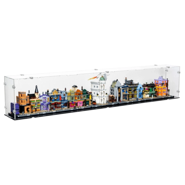 Diagon Alley Wizarding Shops Display Case for LEGO 76444