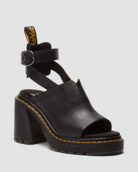 DR MARTENS Millee Leather Open Toe Sandals