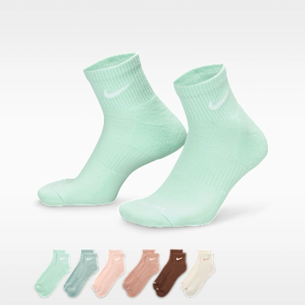 Nike Everyday Plus Cushioned Training Ankle Socks (6 Pairs)