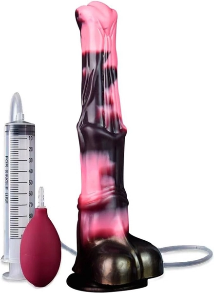 Mega Dildo - Grote Dildo - Dikke Dildo - Extreme Dildo - Anaal Groot - Reusachtige Dildo XXL - Buttplug XXXL Monster Dildo - Fantasy Dragon Dildo - Animal dildo - Anaal Groot - Zuignap - met Spuitfunctie