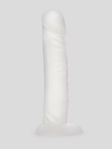 BASICS Clear Suction Cup Dildo 8 Inch