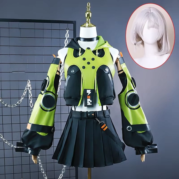 Anby Demara Cosplay Costume Zenless Zone Zero Carnival Uniform Wig Anime Halloween Costumes Women Game # 1 # W. - AliExpress 200000532