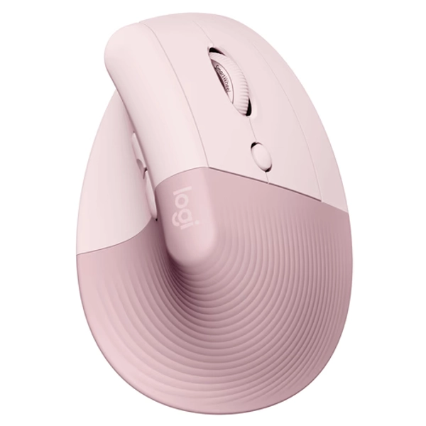 Logitech Lift Vertical Ergonomic Mouse Pink