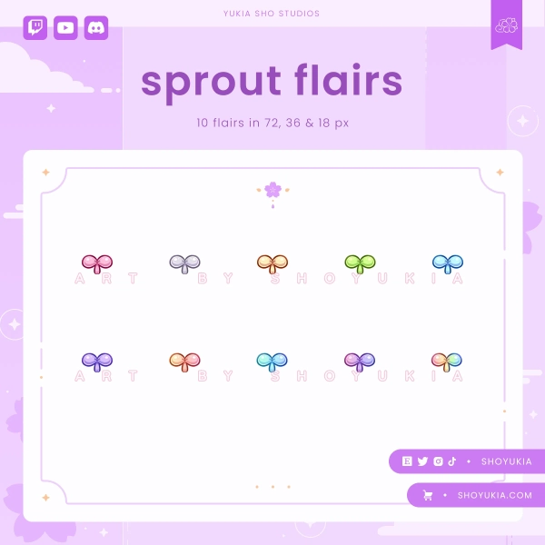 sprout badge flair by Yukia 🌸 (@shoyukia)