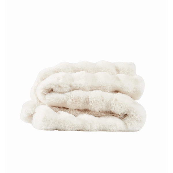 Frye Bubble Faux Fur Throw Blanket