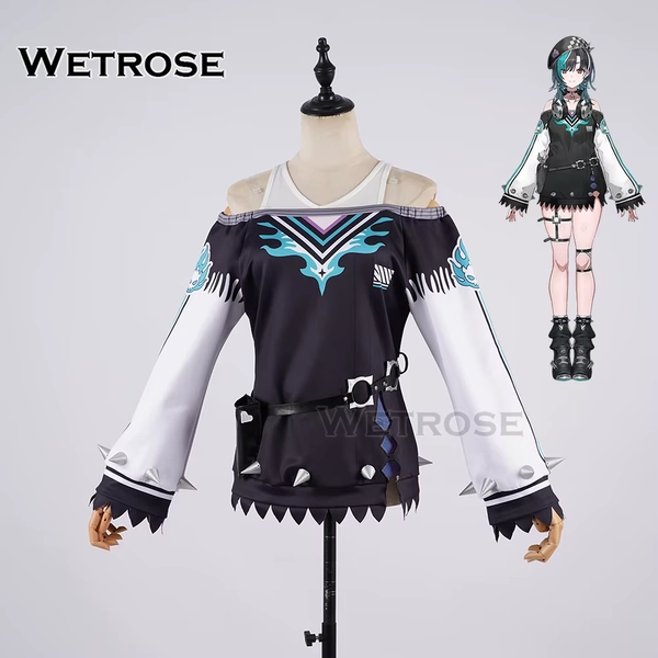 [Wetrose] In Stock Hololive FLOW GLOW Rindo Chihaya Cosplay Costume Halloween Xmas