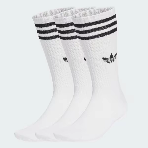 3-Stripes High Crew Socks 3 Pairs