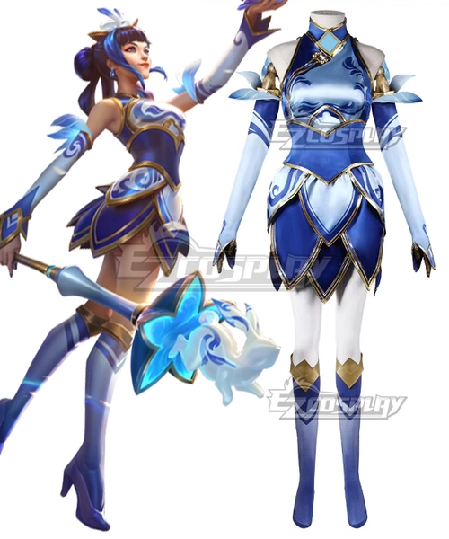 League of Legends LOL Porcelain Lux Cosplay Costume