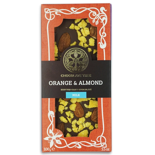 Orange & Almond Chocolate Bar