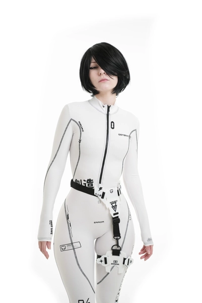 Cyber White Suit (Suit, HarnessSuite) - Moruhiko
