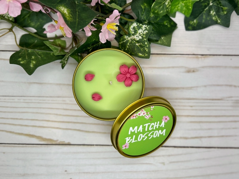 Matcha Blossom | Sk8 Inspired Tin Candle