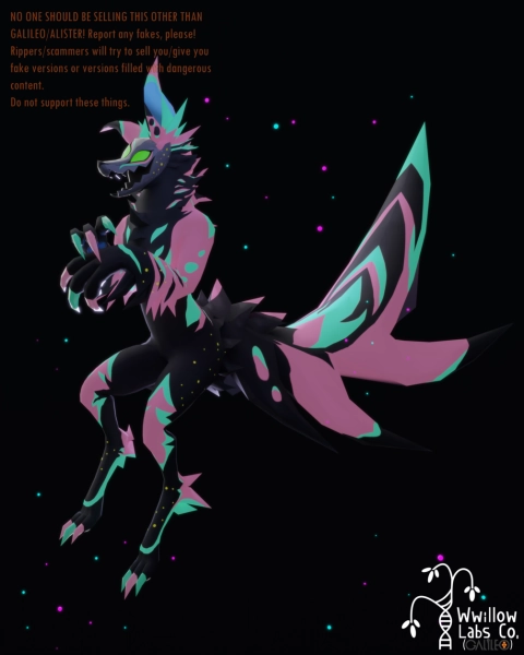 GALILEO || ✨ NEON VULPINE 🦊 for VRC (QUEST/PC)