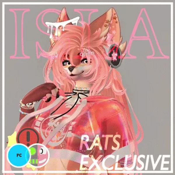Isla - Furry / VRCFT / SP file included! by Formula_Rats on Jinxxy