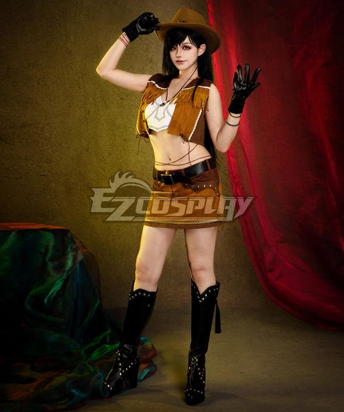 Final Fantasy VII Remake Tifa Cowgirl Cosplay