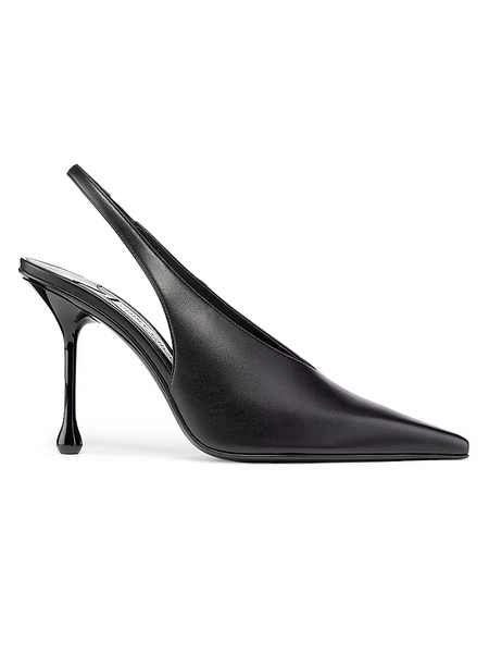 Isa 95MM Leather Slingback Pumps