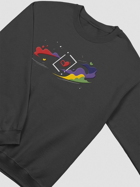 Space and Hearts Crewneck