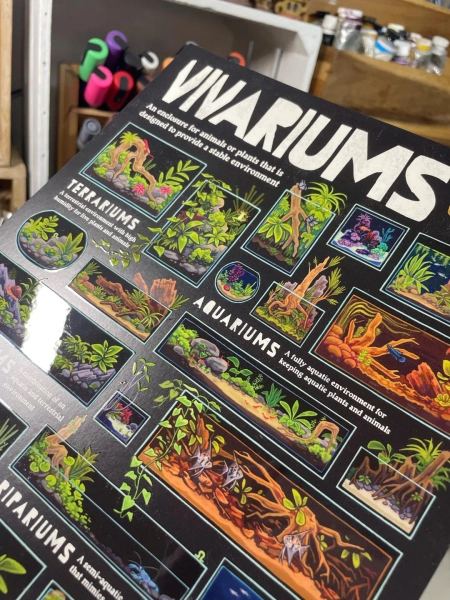 Vivarium Poster | Terrarium Poster Aquarium Wall Art Print | Gloss Highlights - Etsy Canada