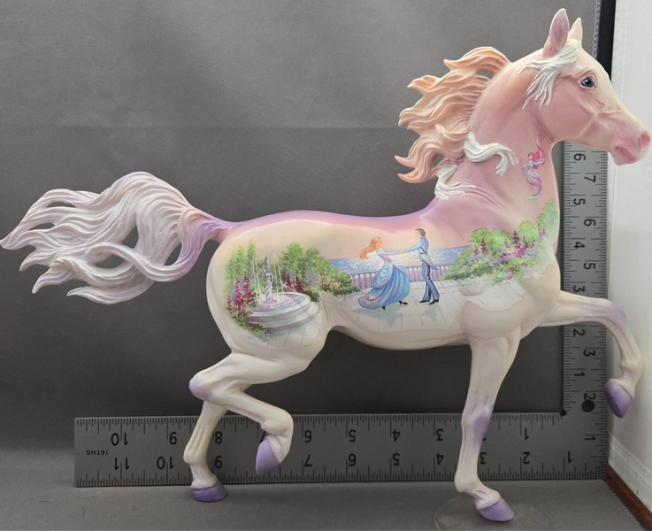 Breyer, ROMANCE, Traditional, Huckleberry Bey, model # 1224, 2004-2006, signed