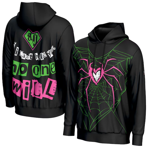  Black AJ Lee Spider Hoodie