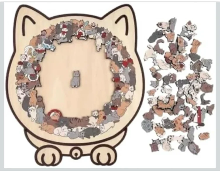 135 piece puzzle - cats 