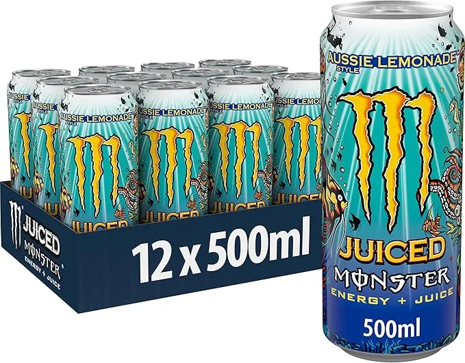Monster Aussie Limonade 500 ml (12 cans)