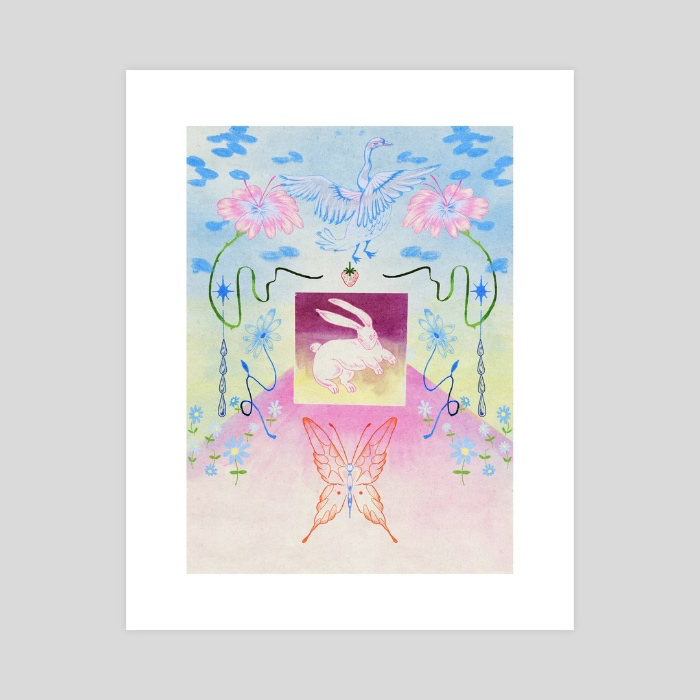 Listening Print + Frame | Zoe Aguerreberry