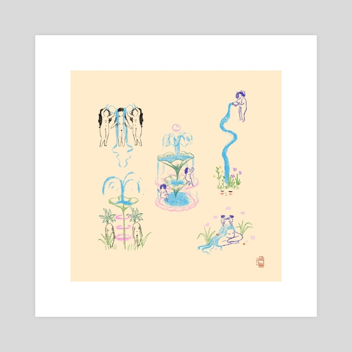 Snow Melting Flash Print + Frame | Celeste Lai